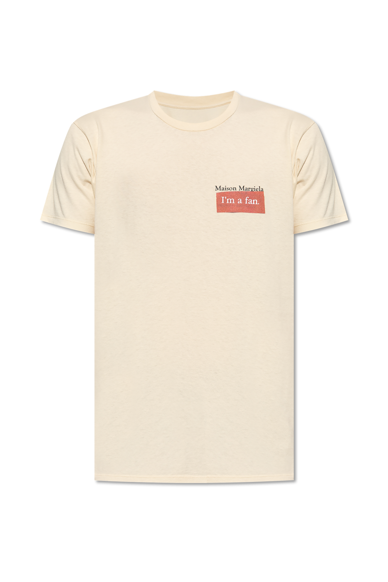 Tシャツ・カットソー MAISON MARGIELA Men T-shirt Beige S50GC0716S24567 104 MAISON MARGIELA: T-shirt men - Beige | Maison Margiela t